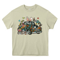 Mossy Happy Easter Heavy Core Tee - CowhideDigitalArt