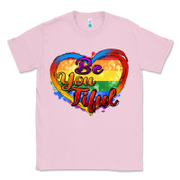 Bubblegum Pink be you tiful Classic Tee - Zillion Design Studio