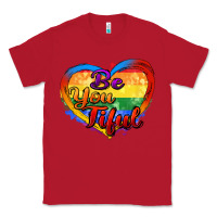 Red be you tiful Classic Tee - Zillion Design Studio