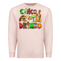Pale Pink cinco de mayo Premium Sweatshirt - AdoDesignShop