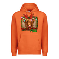 Carrot merry christmas y'all highland cow Premium Hoodie - Jasminsmagicworld