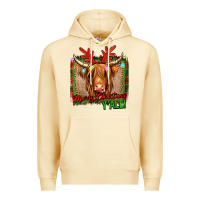 Pina Colada merry christmas y'all highland cow Premium Hoodie - Jasminsmagicworld