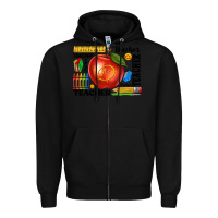 Black teacher Zipper Hoodie - texasbilliewilder