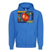 True Royal teacher Zipper Hoodie - texasbilliewilder