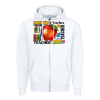 White teacher Zipper Hoodie - texasbilliewilder
