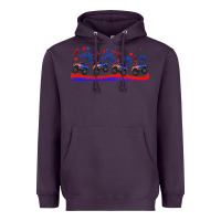 Plum american truck libbey glass Heavyweight Hoodie - HRA Design Shop