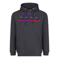 Smoke american truck libbey glass Heavyweight Hoodie - HRA Design Shop