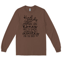 Chestnut kind Long Sleeve Tee - Unal Design
