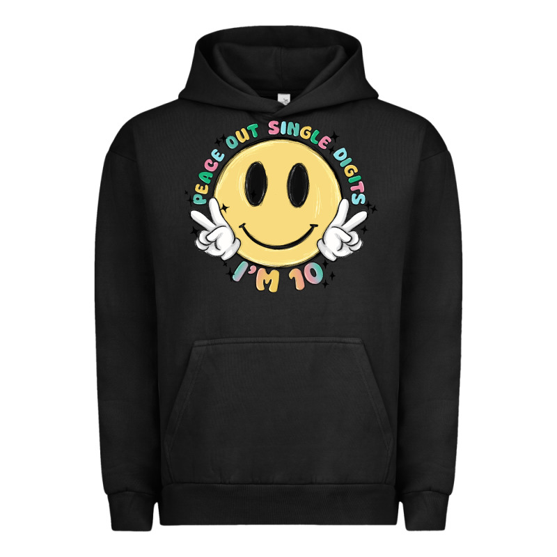 Peace Out Single Digits Im 10 Urban Hoodie by MaliasSmallBusiness | Teevron