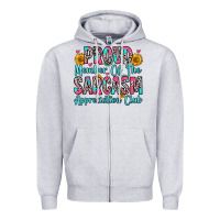 Heather Grey proud member of the sarcasm appreciation club Zipper Hoodie - Zillion Design Studio