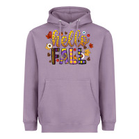 Lavender hello fall Heavyweight Hoodie - CowhideDigitalArt