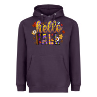 Plum hello fall Heavyweight Hoodie - CowhideDigitalArt