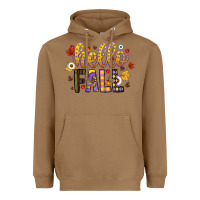 Toasted Coconut hello fall Heavyweight Hoodie - CowhideDigitalArt
