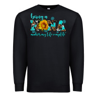 Black being a nana makes my life complete Premium Sweatshirt - AdoDesignShop