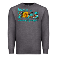 Charcoal Heather being a nana makes my life complete Premium Sweatshirt - AdoDesignShop