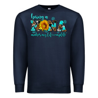 Navy being a nana makes my life complete Premium Sweatshirt - AdoDesignShop