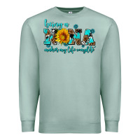 Seafoam being a nana makes my life complete Premium Sweatshirt - AdoDesignShop