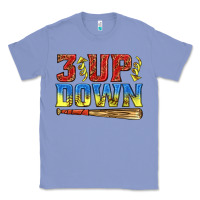Colony Blue 3 up 3 down softball Classic Tee - texasbilliewilder