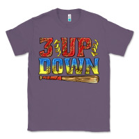 Lavender 3 up 3 down softball Classic Tee - texasbilliewilder