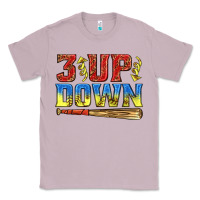 Lilac 3 up 3 down softball Classic Tee - texasbilliewilder