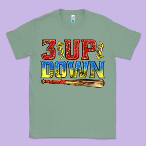 3 Up 3 Down Softball Classic Tee Designed By Texasbilliewilder