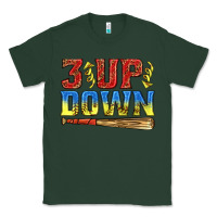 Sports Green 3 up 3 down softball Classic Tee - texasbilliewilder