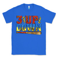 True Royal 3 up 3 down softball Classic Tee - texasbilliewilder