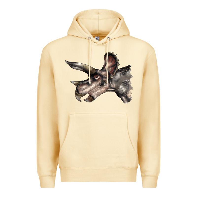 Triceratops Horridus Face Premium Hoodie by LillyAllenDesigns | Teevron
