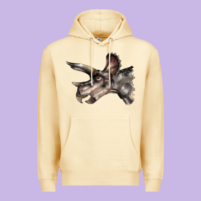 Triceratops Horridus Face Premium Hoodie Designed By Lillyallendesigns