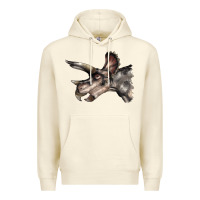 Sandshell Triceratops Horridus Face Premium Hoodie - LillyAllenDesigns