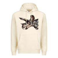 Tofu Triceratops Horridus Face Premium Hoodie - LillyAllenDesigns
