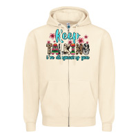 Sandshell keep talking i m diagnosing you Zipper Hoodie - Zillion Design Studio
