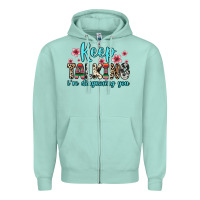 Seafoam keep talking i m diagnosing you Zipper Hoodie - Zillion Design Studio