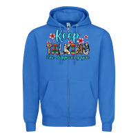 True Royal keep talking i m diagnosing you Zipper Hoodie - Zillion Design Studio
