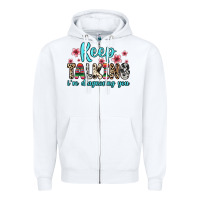 White keep talking i m diagnosing you Zipper Hoodie - Zillion Design Studio