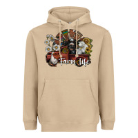 Mushroom farm life Heavyweight Hoodie - SublimationCraftShop