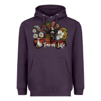 Plum farm life Heavyweight Hoodie - SublimationCraftShop