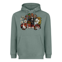 Sage farm life Heavyweight Hoodie - SublimationCraftShop