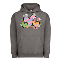 Pigment Tornado easter hearts Urban Hoodie - MaliasSmallBusiness