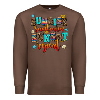 Chestnut sunrise sunburn sunset repeat Premium Sweatshirt - AdoDesignShop
