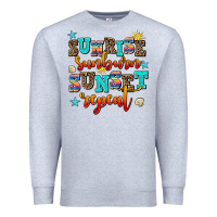 Heather Grey sunrise sunburn sunset repeat Premium Sweatshirt - AdoDesignShop