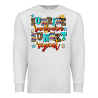 Oatmeal Heather sunrise sunburn sunset repeat Premium Sweatshirt - AdoDesignShop