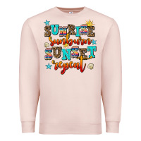 Pale Pink sunrise sunburn sunset repeat Premium Sweatshirt - AdoDesignShop
