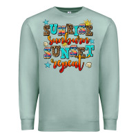 Seafoam sunrise sunburn sunset repeat Premium Sweatshirt - AdoDesignShop