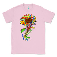 Bubblegum Pink be kind autism sunflower Classic Tee - Zillion Design Studio