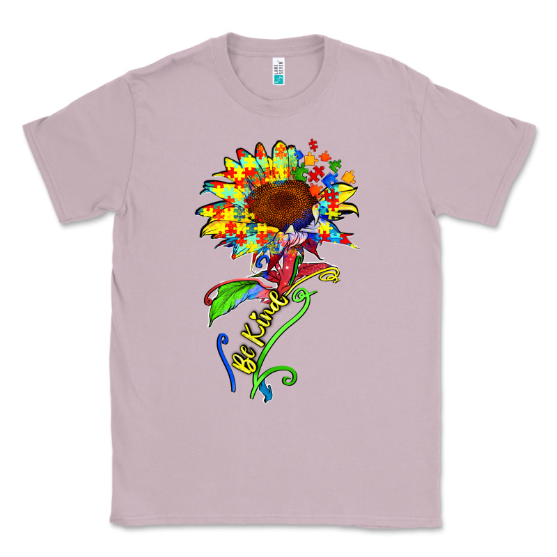 Be Kind Autism Sunflower Classic Tee by Zillion Design Studio | Teevron