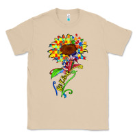 Mushroom be kind autism sunflower Classic Tee - Zillion Design Studio