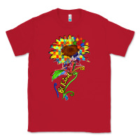 Red be kind autism sunflower Classic Tee - Zillion Design Studio