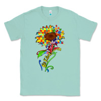 Seafoam be kind autism sunflower Classic Tee - Zillion Design Studio