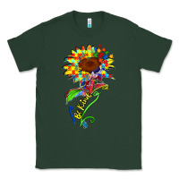 Sports Green be kind autism sunflower Classic Tee - Zillion Design Studio